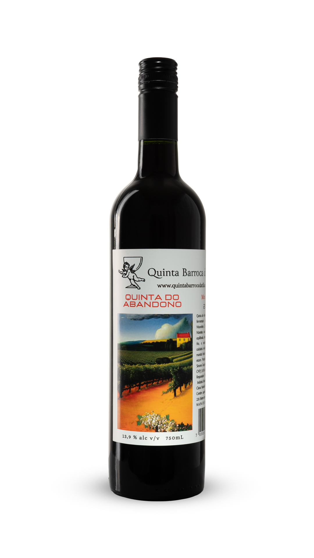 Garrafa de vinho tinto seco Quinta do Abandono 2023 da Quinta Barroca da Tília